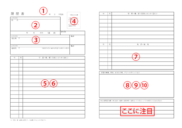 厚生労働省配布の一般向け履歴書